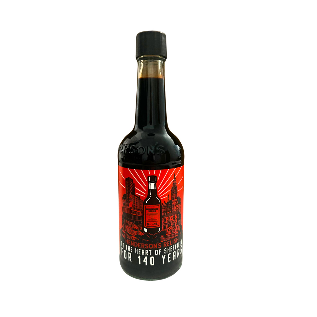 Henderson's Relish Limited-Edition 140th Birthday 'Heart of Sheffield' 284ml bottle